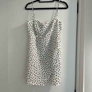 Zara sear sucker mini summer dress